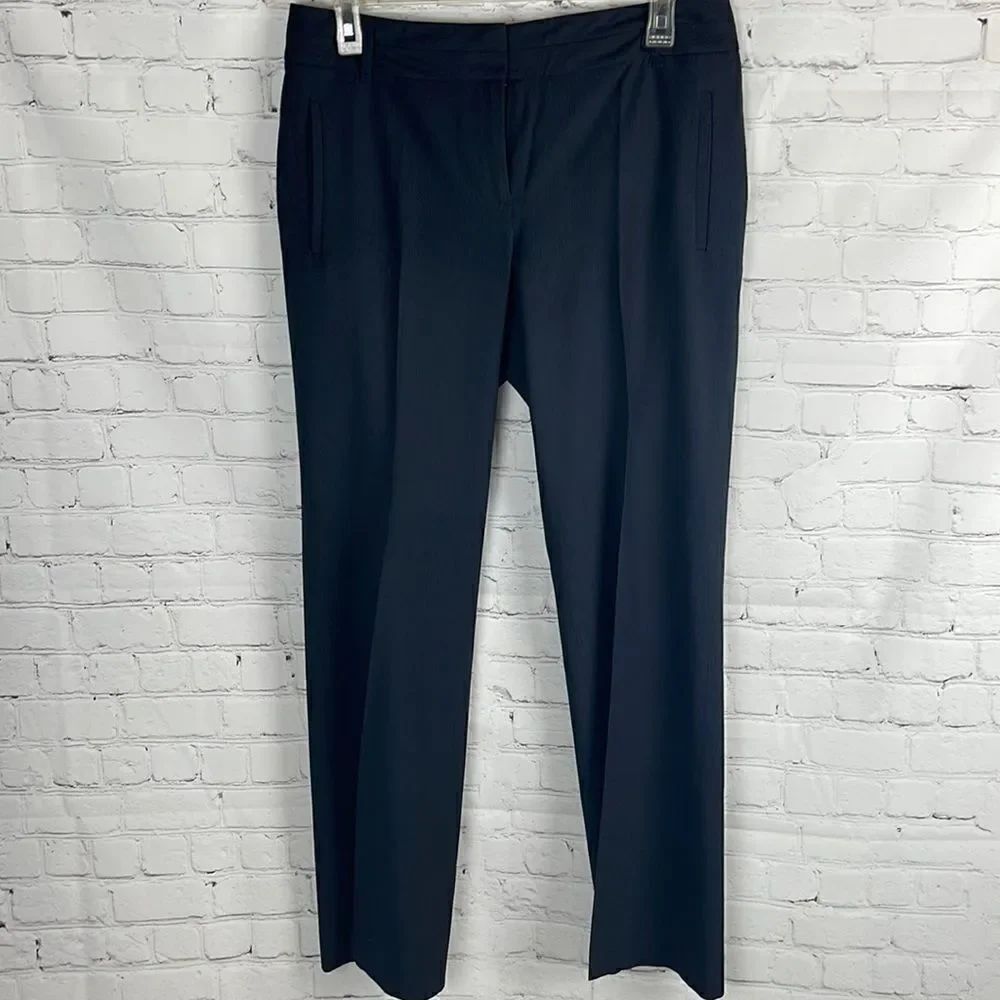 Loft Julie Trouser Straight Leg Pinstripe